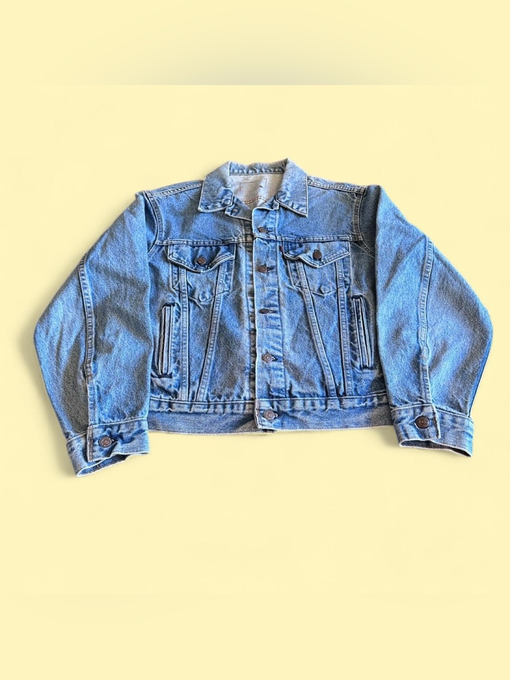 Vintage Levi’s Type 3 Denim Trucker Jacket Light Wash USA Men’s M 40